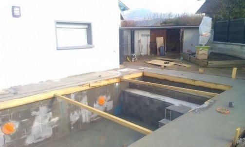 Construction de piscine près de Rumilly